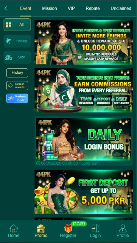 44PK Game Events